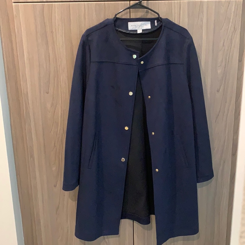 Blue Dress Coat - Picture 1 of 2